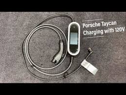 Yesterday we found out about the 2020 porsche taycan 4s, the new entry level version of porsche's new electric sedan that costs closer to $100,000 than $200,000, thankfully. Charging Your New Porsche Taycan With 120 Volt Charging Plug Youtube