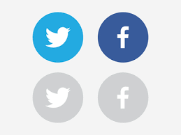 Summer vacation icons friday may 14 2021. Facebook Twitter Icon 424515 Free Icons Library