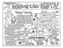 Bundle Hoppy Easter Two Page Activity Set And Crossword Puzzle Hoppy Easter Easter Books Easter Traditions
