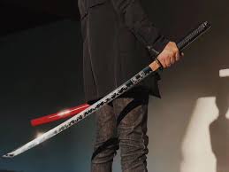 Katana High Carbon Steel Etch Blade Solid Wood Alloy Full Tang Katana Katana Swords Sword Design