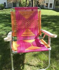 Macrame Lawn Chair Lawn Chairs Metal Lawn Chairs Chair Makeover