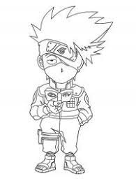 The page features one of the most favorite anime characters: Kakashi Hatake Coloring Page 1001coloring Com