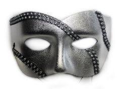 Silver Masquerade Mask For Men Silver Mask Masquerade Masquerademask Masks Masquerade Mens Masquerade Mask Masquerade Mask Diy