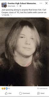 RIP Carl Cooper, Overlea High School Class of 1993