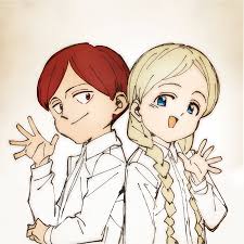 Anna/ray (the promised neverland) norman and emma's daughter/ray and anna's son norman (the promised neverland) emma (the promised neverland) The Promised Neverland Anna And Ray The Best Promised Neverland