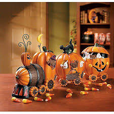 Pumpkin Express Train Home Decor 1 Piece Walmart Com Fun Halloween Decor Easy Halloween Decorations Pumpkin Decorating