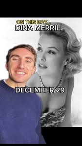 Happy #Birthday Dina! #dinamerrill #fyp #actress #oldhollywood #classicfilm  #socialite #heiress #newyorksociety #movie #1960s #arts #richgirl