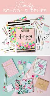 Who Says School Supplies Can T Be Stylish School Supplies School Trends Diy School Supplies