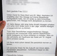 Check spelling or type a new query. Fiktiver Brief Wie Ein Bewerber Nach Der Absage Einfach Absagt Welt