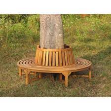 1 7m teak round tree seat tree seat bench around trees outdoor beds