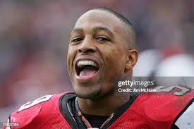 Defensive tackle Rod Coleman of the Atlanta Falcons reacts during the...  News Photo
