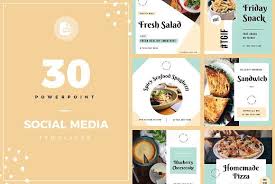 30 Powerpoint Social Media Template Social Media Template Social Media Social Media Design