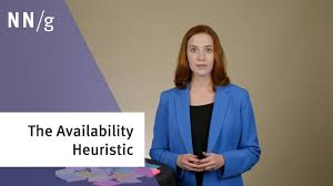 In other words, when evaluating and judging an event. The Availability Heuristic Youtube