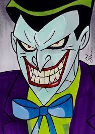 Cartoon pictures of the joker from batman. More Mindblowing Faces Of Animation Batman Cartoon Joker Artwork Joker Animated