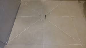 Tiled Wet Room Floor With Central Drain Wet Room Flooring Wet Rooms Wet Room Installation