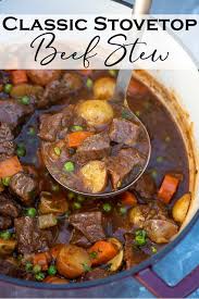 5 pounds beef stew meat, fat trimmed off. Classic Stovetop Beef Stew Valerie S Kitchen