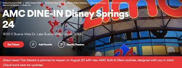 Downtown disney ticket price, hours, address and reviews. Amc Theatres Reopening At Disney Springs On August 20 Tickets To Cost 15 Cents On Reopening Day Wdw News Today