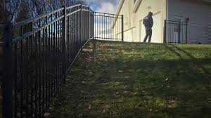 Our infinity aluminum fence deals with grade by racking to follow the slope. What Is Rackability