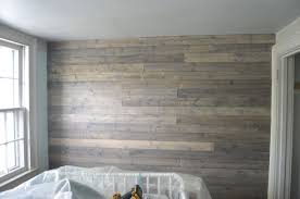 How To Make Basic Pin Look Like A Weathered And Chic Reclaimed Wood Plank Wall Wood Plank Walls Plank Walls House