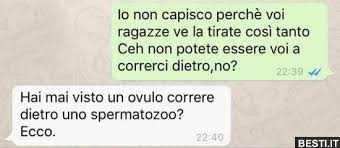 Gli spermatozoi sono cellule capaci di muoversi che, in condizioni normali, si spostano in avanti nuotando attraverso lo sperma. Io Non Capisco Perche Besti It Immagini Divertenti Foto Barzellette Video