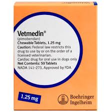 Vetmedin Pimobendan 1 25 Mg Chewable 50 Ct