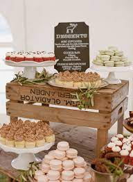 Use a chalkboard table runner or kraft paper to label food. Pin On Dessert Display
