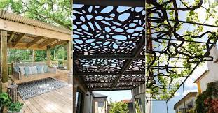Pergola with waterproof bamboo roofing photo by outdoor_living. 8 Creative Roofing Design Ideas For Your Pergola