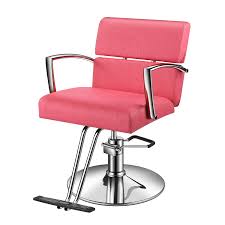Baasha Modern Pink Salon Chairs For Hair Stylist With Hydraulic Pump Salon Spa Chair Hydraulic Salon Chair Pink All Purpose Salon Styling Chair Easy To Asse Salon Styling Chairs Salon Chairs