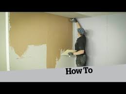 How To Skim A Plasterboard Wall Youtube Plasterboard Wall Plasterboard Diy Plaster