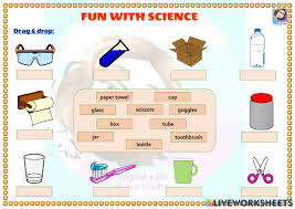 Worksheets labeled with are accessible to help teaching pro subscribers only. Grade 4 Unit 6 Fun With Science Worksheet