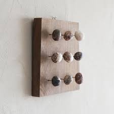A Wall Decoration Handcrafted By Ceramic Artist Miki Furusho At Her Studio Near Tokyo Using A Cherry Wood As A Handcrafted Pottery Ceramic Artists Wall Decor