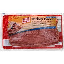 30% less sodium than our regular bacon: Oscar Mayer Lower Sodium Turkey Bacon With Sea Salt Ham Mackenthuns