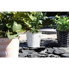 Round brass planter flower cache pot holder gold metal bohemian boho country cottage style home decor margueriteswoodshed 5 out of 5 stars (1,793) $ 28.00 free shipping add to favorites quick view vintage sarna brass planter pot solid brass planter pot cache pot aged brass bin 6 1/2 inches by 7 1/2 inches brass planter. Mini Cache Pot Rond Pastel Lot De 3 Blanc