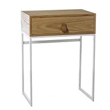 Home Republic Milo Side Table Natural White Furniture Side Tables Adairs Online Side Table Wood White Side Tables Home Republic