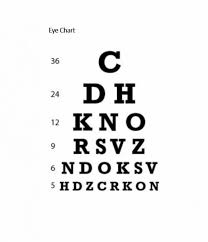 50 Printable Eye Test Charts Printable Templates