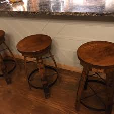 Whiskey Barrel Stave Bar Stools Made Entirely Of Whiskey Etsy In 2020 Barrel Table Whiskey Barrel Table Wine Barrel Chairs