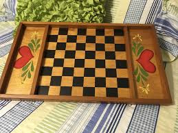 If you're planning on decorating around the clock, take one of the picture frames or with a timelessly worn, antique appearance, this analog clock will be a fantastic. Checkerboard Vintage Handmade Hand Painted By Me Wall Art Wall Hanging Jamscraftcloset