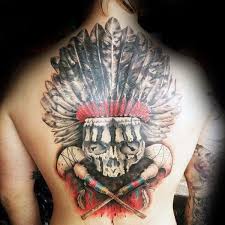 80 indian skull tattoo designs for men cool ink ideas indian skull tattoos indian skull tattoo designs men