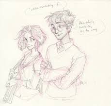 The Afterlife Harry Potter Drawings Harry And Ginny Harry Potter Art