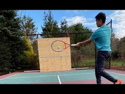 We can do various tennis training which is not comparable! How To Build A Tennis Backboard At Home Youtube