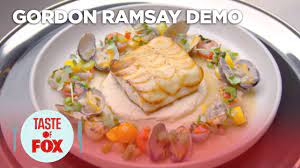 Cooking Demo Potato Crusted Sea Bass Extended Taste Of Fox Cooking Shows