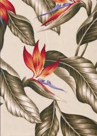 Tropical Birds Of Paradise Wallpaper Dining Room Chairs Vintage Birds Birds Of Paradise Paradise Flowers