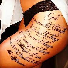 With the serenity prayer inked, you will be stronger than before. Tattoo Leg Sleeve Womens Novocom Top