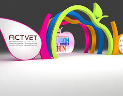 查看此 Behance 项目 Actvet Health Safety 2015 Https Www Behance Net Gallery 28195635 Actvet Health Safety 2015 Event Entrance Arch Event Entrance Event Booth