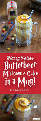 Butterbeer Cake In A Mug Recette Hp Cakes Recette Recettes De Cuisine Et Biere Au Beurre