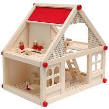 Puppenhaus Aus Holz Kinder Puppenstube Mit Mobeln Und Figuren Eyepower Mytoys
