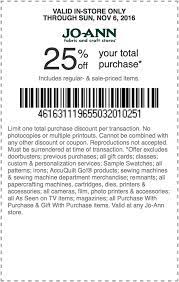 First in fabric and the best craft choices, joann fabric and craft stores can fulfill all your creative needs. 25 Off Your Total Purchase Print Coupons Coupons Store Coupons