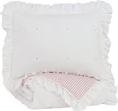 How big is a twin comforter. Signature Design By Ashley Jenalyn White Light Pink Twin Comforter Set Q712001t Fitz S Furniture Gallery