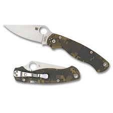 Spyderco ParaMilitary 2 Black G-10 Folding Knife - CPM S30V Steel, Plain  Edge, Black Blade, C81GPBK2 - Walmart.com