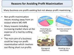 Explaining Business Objectives Economics Tutor2u